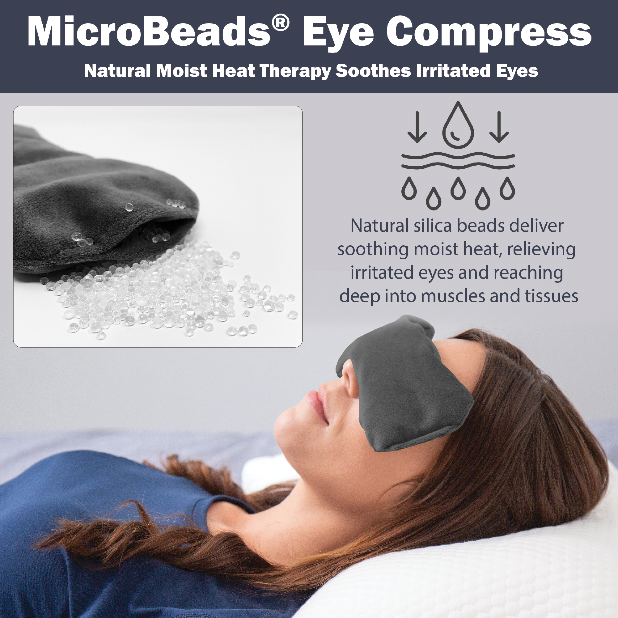 MicroBeads Dry Eye Compress Moist Heat Pack