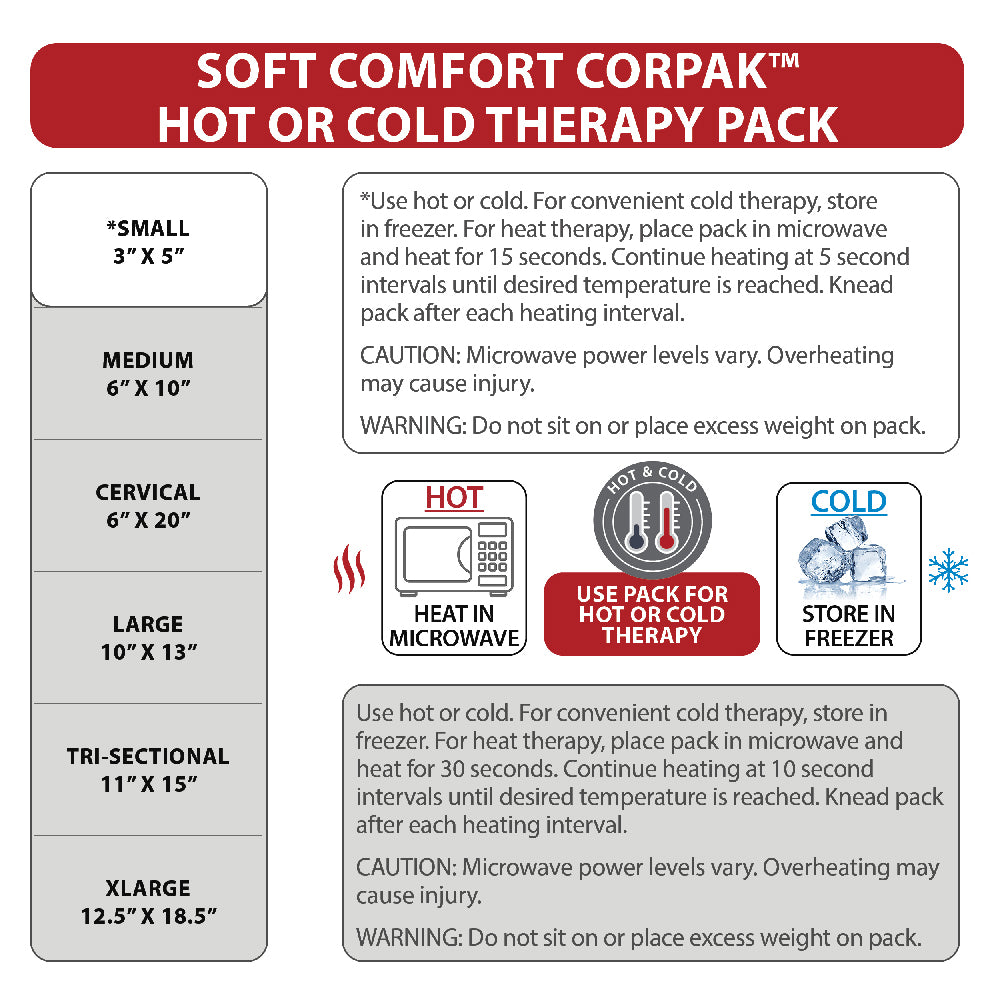 Soft Comfort CorPak Hot & Cold Therapy Packs