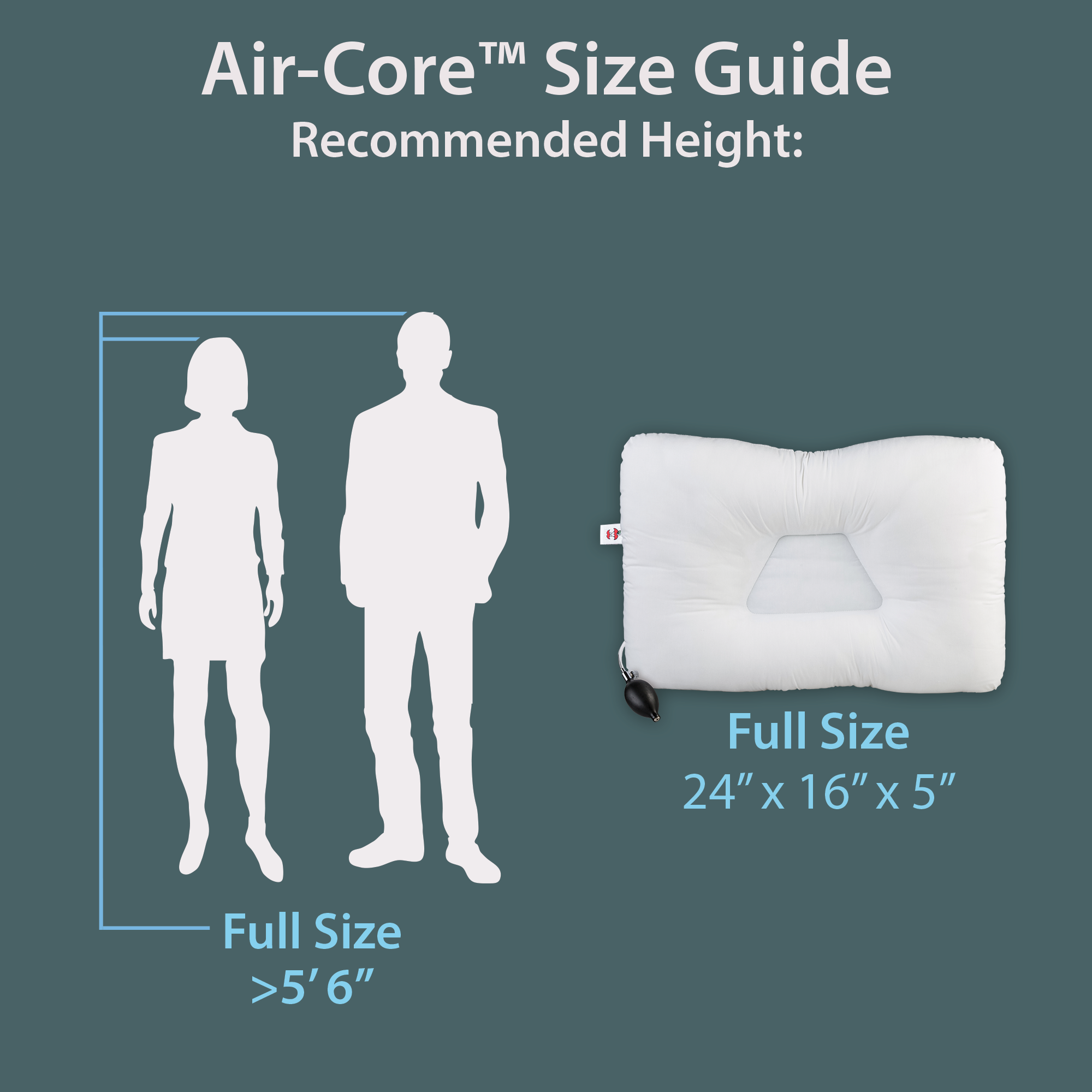 Air-Core Adjustable Tri-Core Pillow