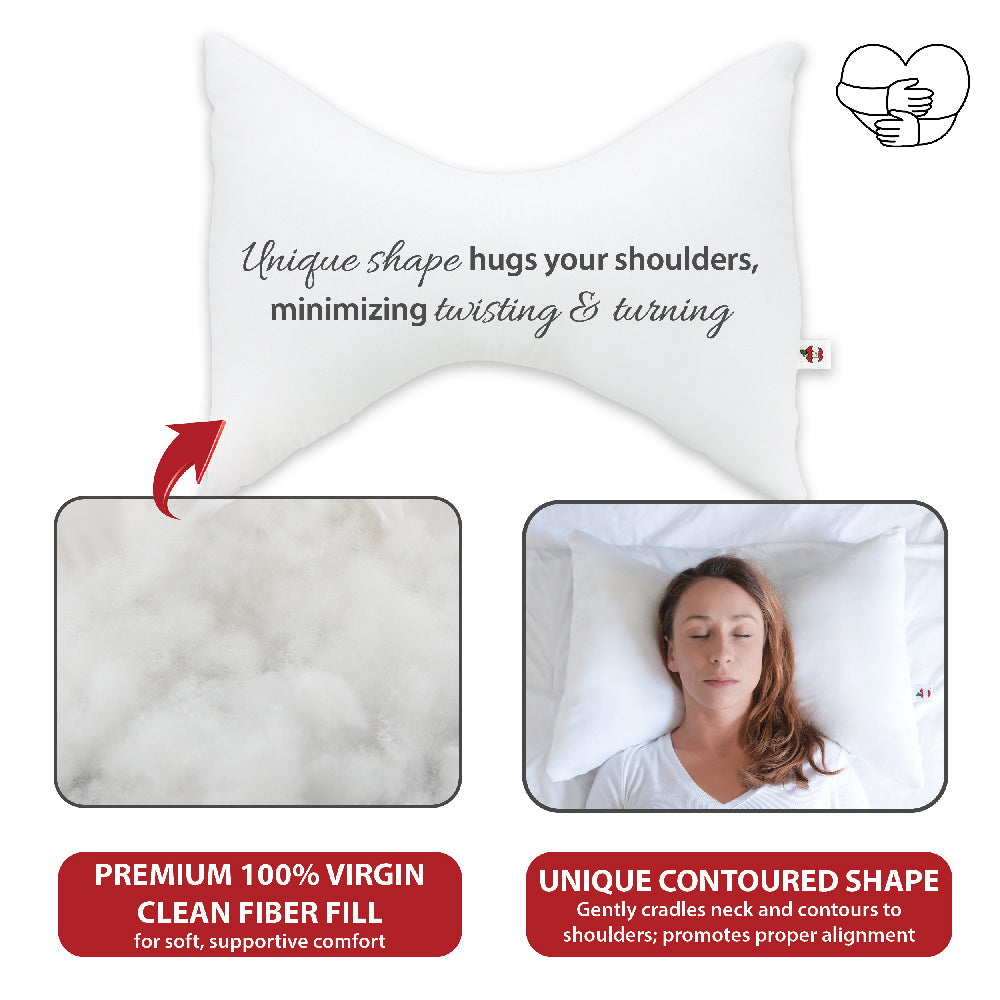 Bowtie Pillow Cervical Support Pillow