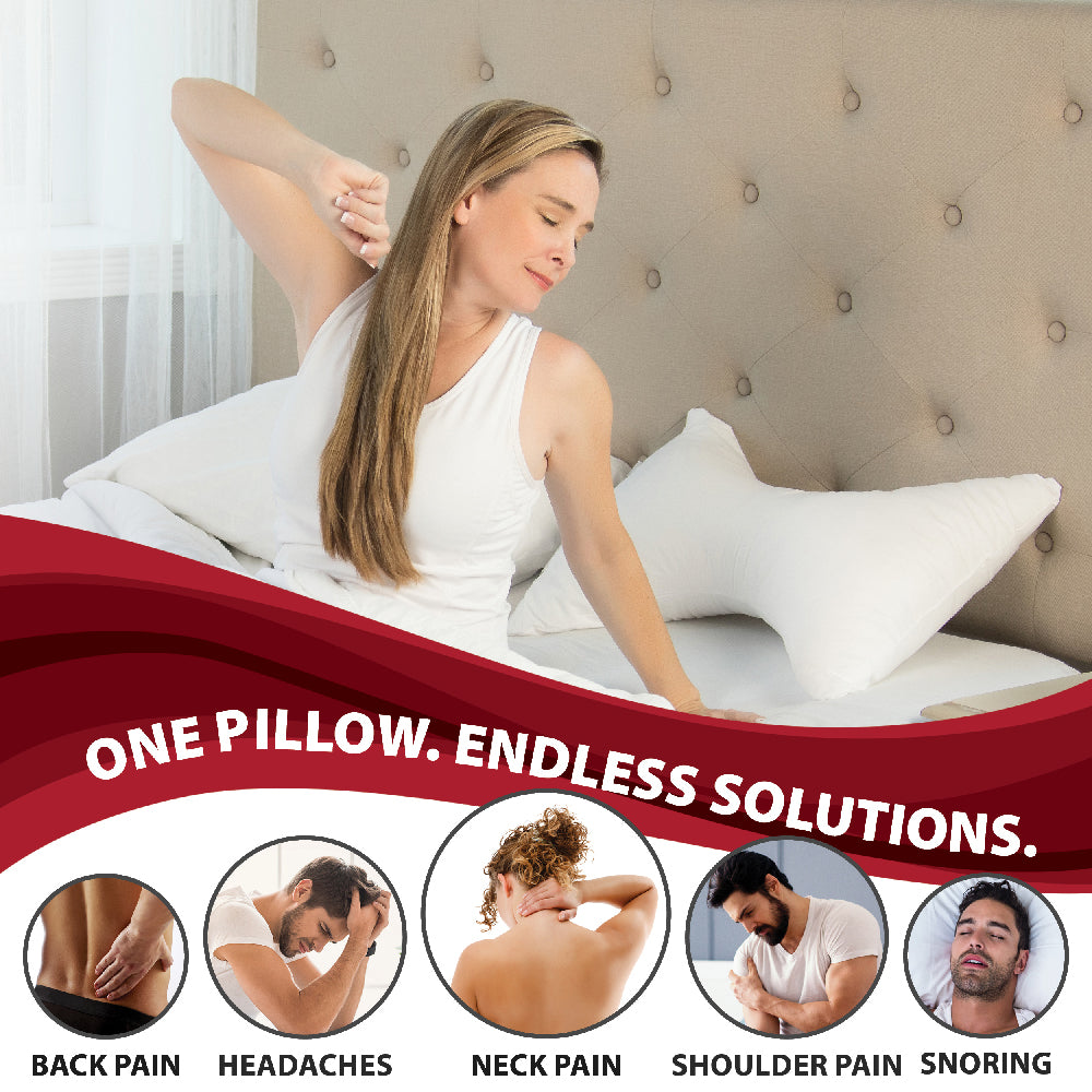 Bowtie Pillow Cervical Support Pillow