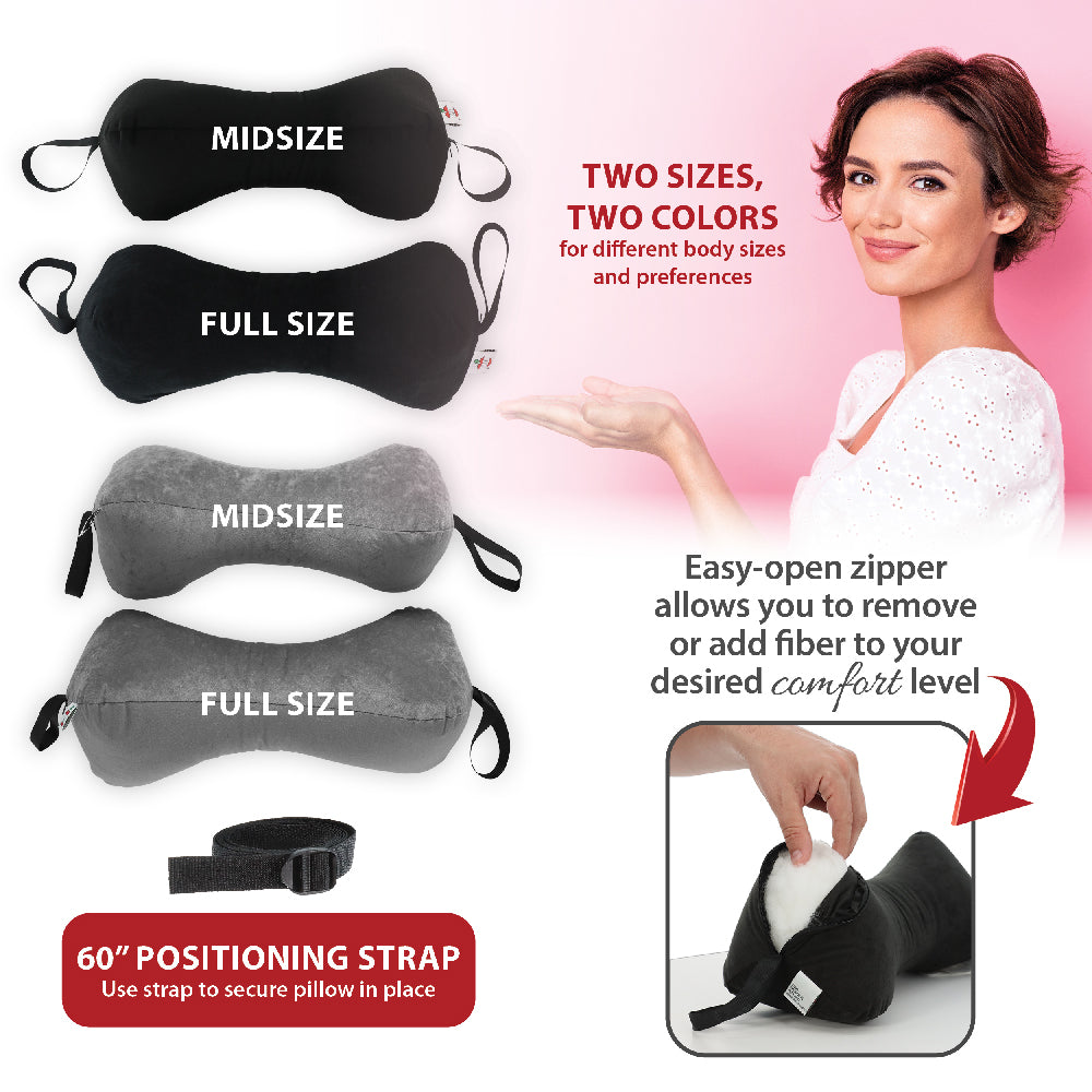 Sleep Log Chiropractic Bone Shaped Neck & Cervical Pillow- Lumbar Support