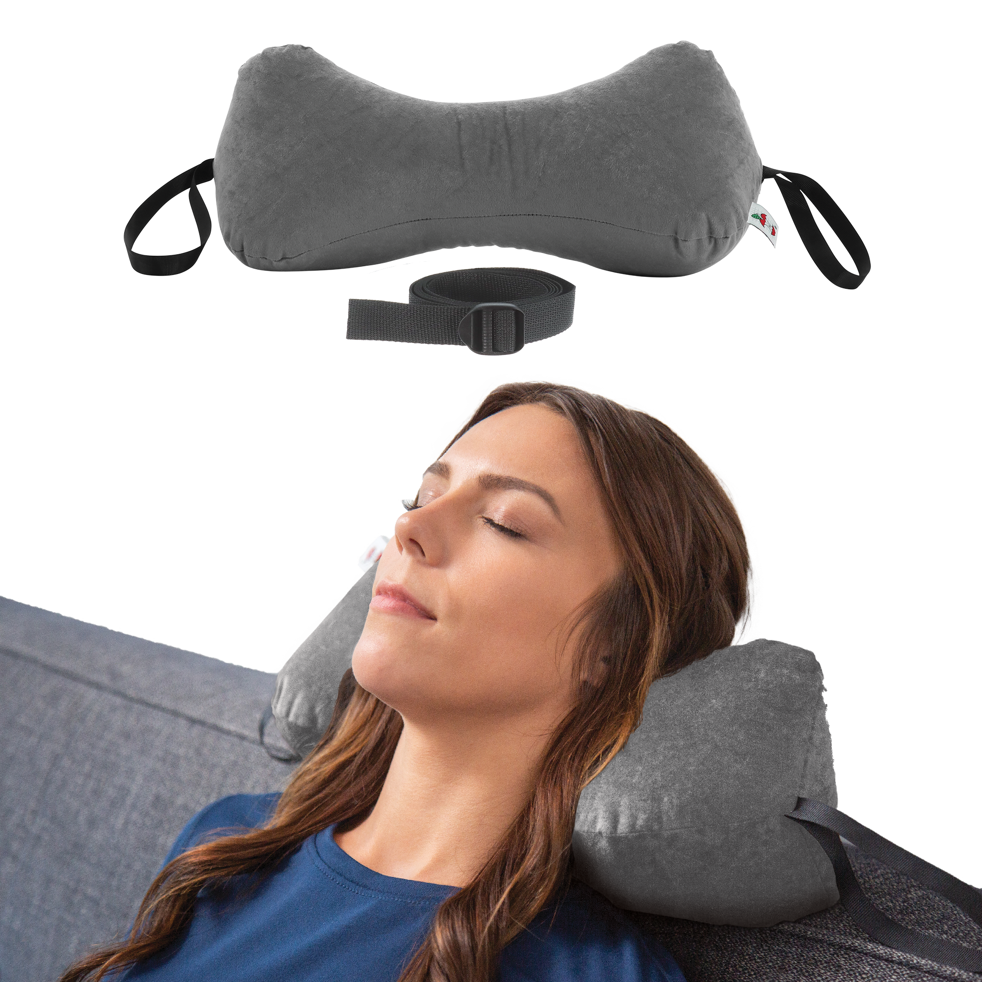 Sleep Log Chiropractic Bone Shaped Neck & Cervical Pillow- Lumbar Support