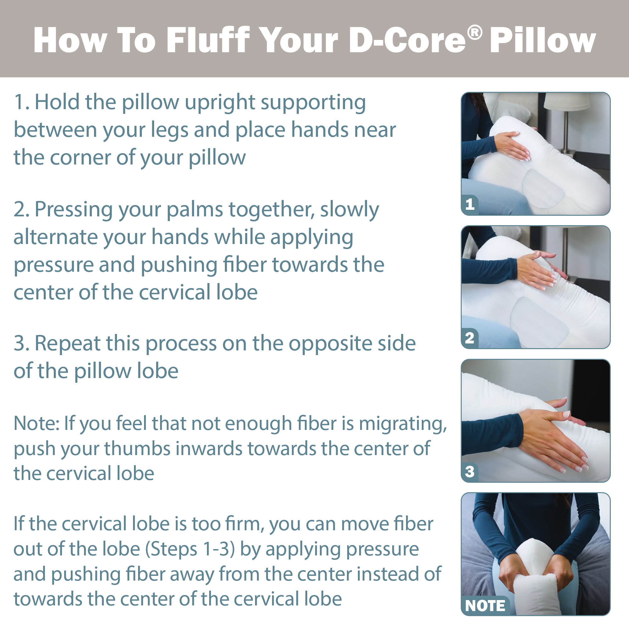 D-Core Cervical Support Pillow