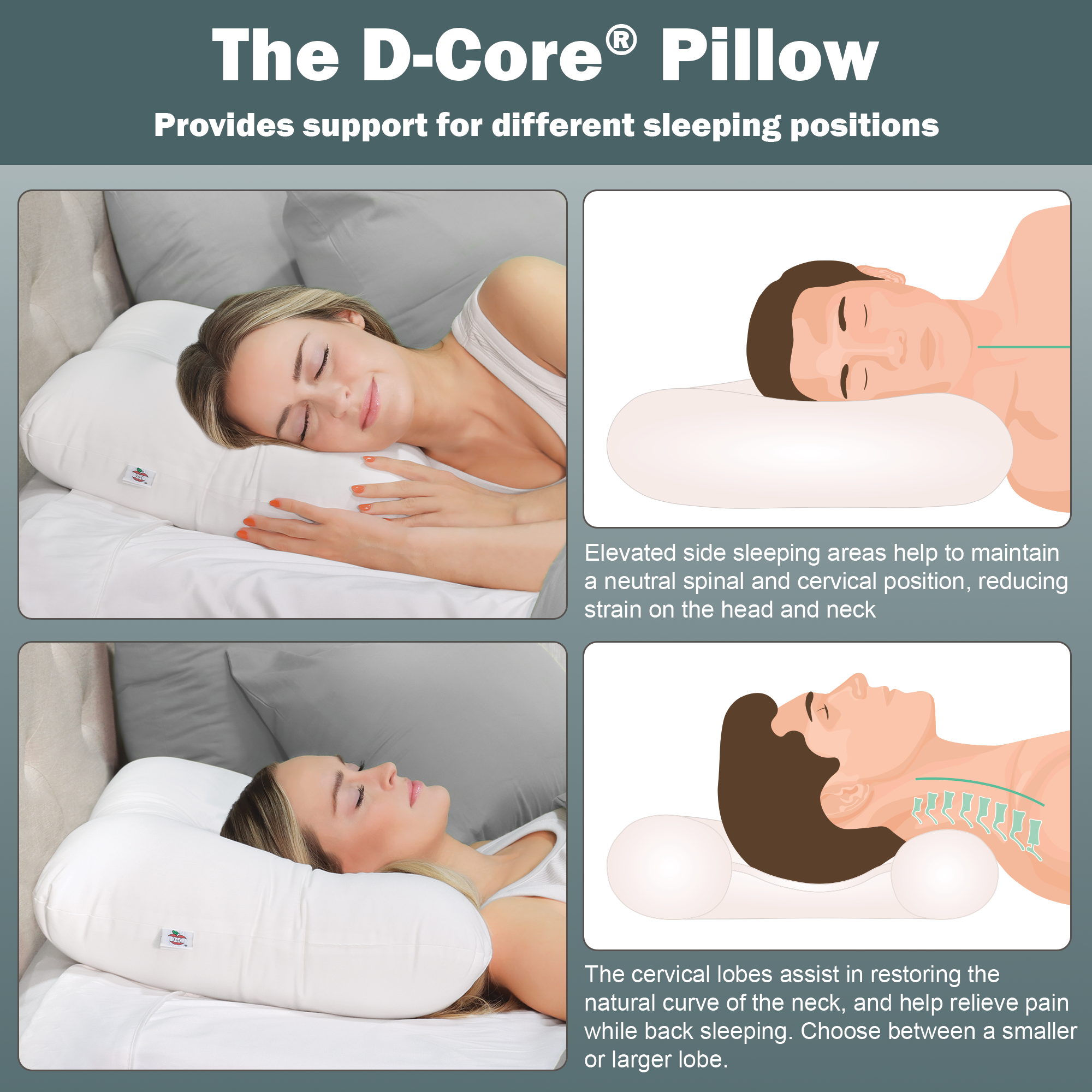 D-Core Cervical Support Pillow