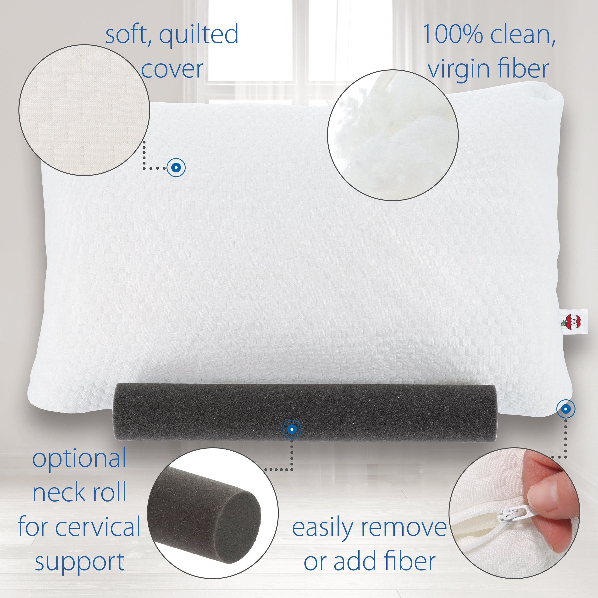 CerviLoft Adjustable Cervical Comfort Pillow