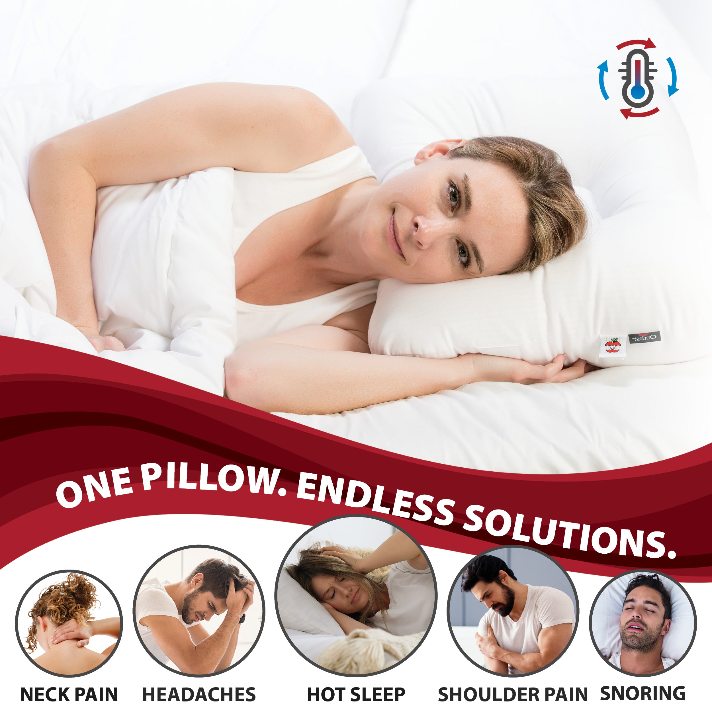Tri-Core Comfort Zone Pillow