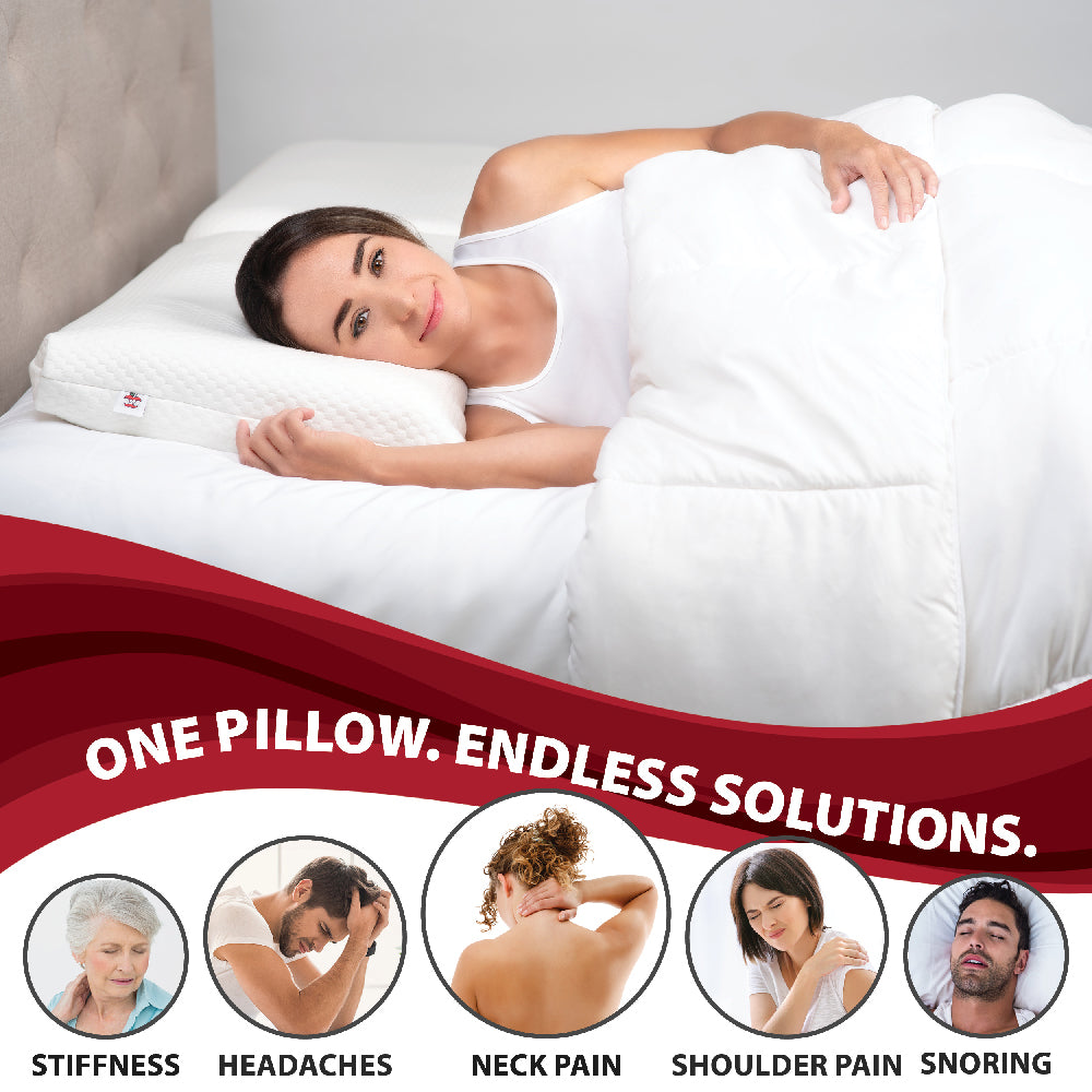 Tri-Core Ultimate Cervical Pillow, Firm Support