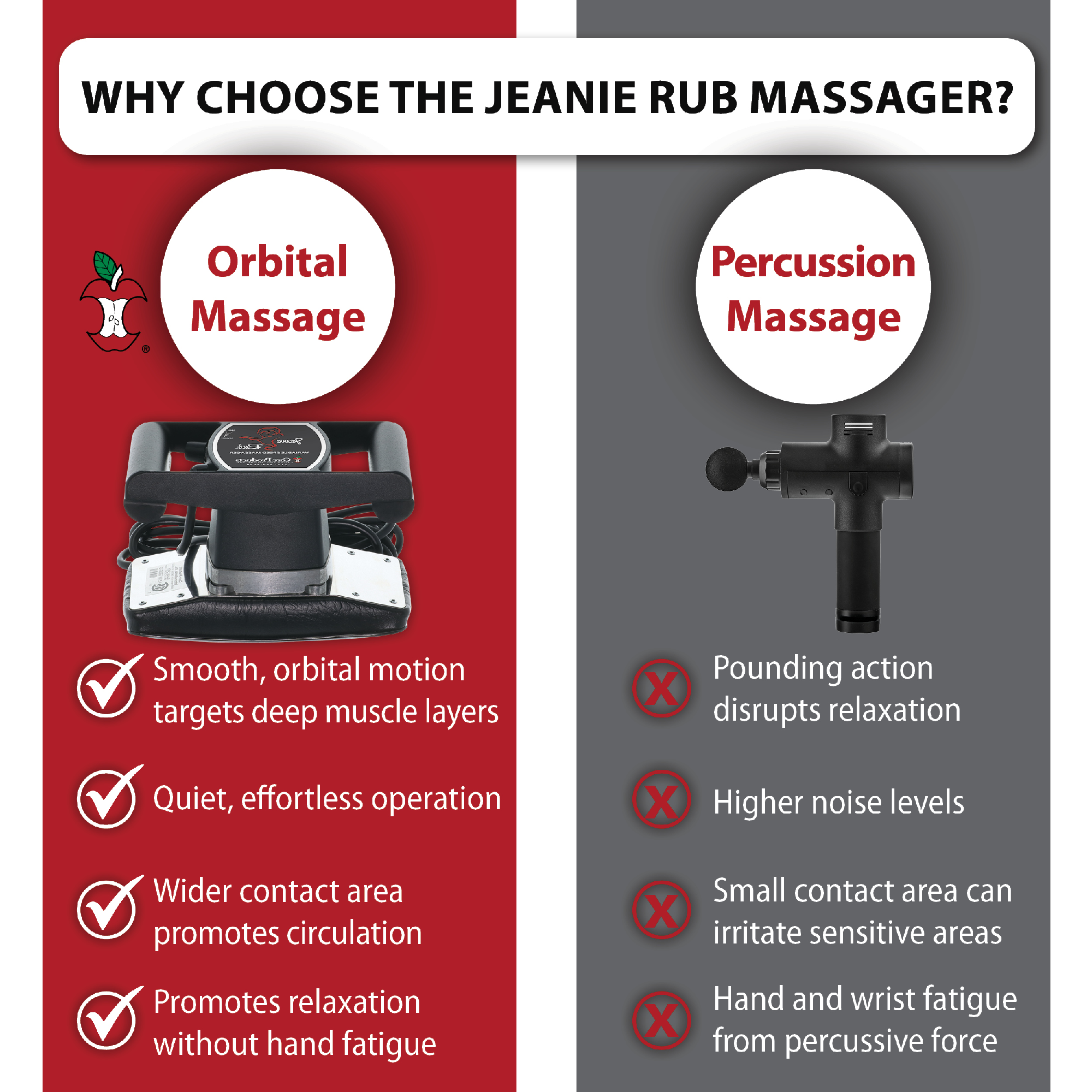 Jeanie Rub Massager Professional Package