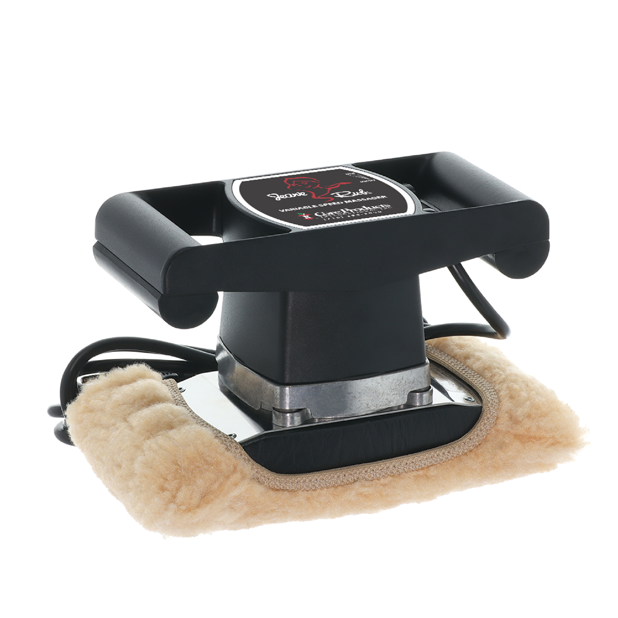 Jeanie Rub Massager & Fleece Pad Cover Combo