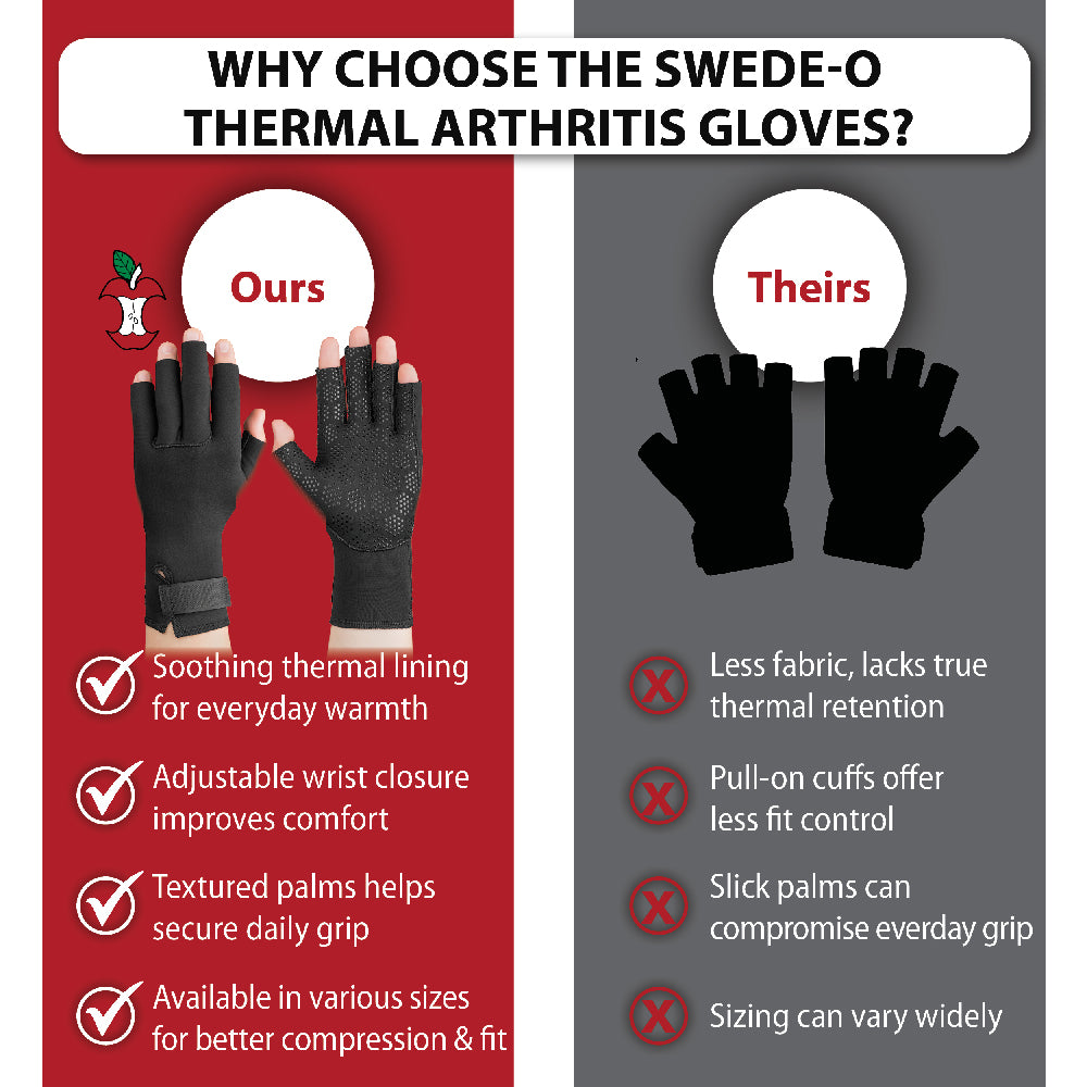 Swede-O Thermal Arthritis Gloves (pair)